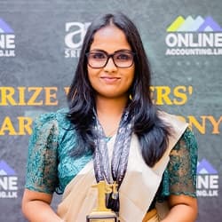 Gehani Wahalathanthri - Island 1st & BL1 Financial Accounting Prize Winner